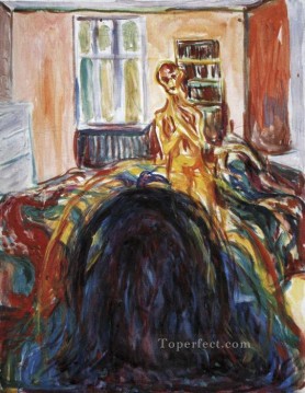 Autorretrato durante la enfermedad ocular i 1930 Edvard Munch Pinturas al óleo